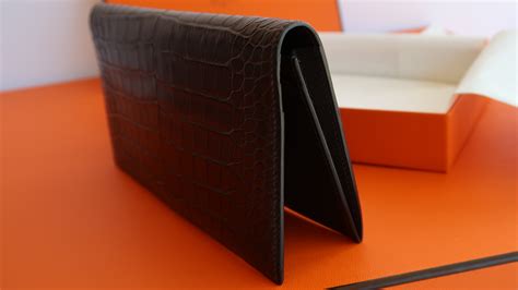 crocodile hermes wallet men|hermes alligator wallet.